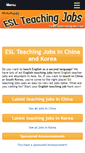 Mobile Screenshot of esl-teaching-jobs.com